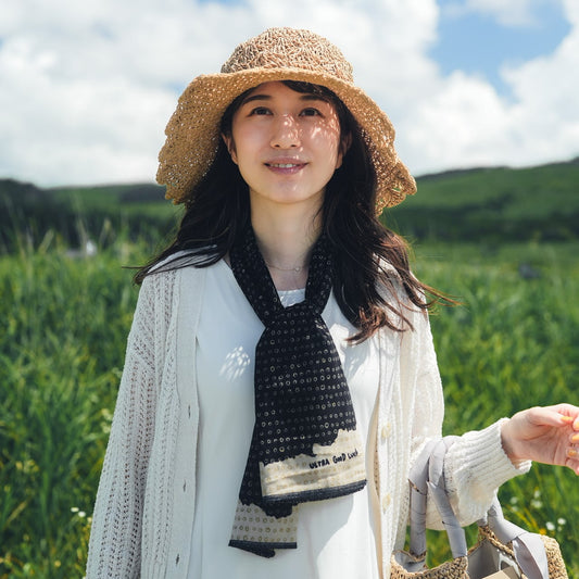 ULTRA GOOD LUCK 旅手ぬぐい ”雨”