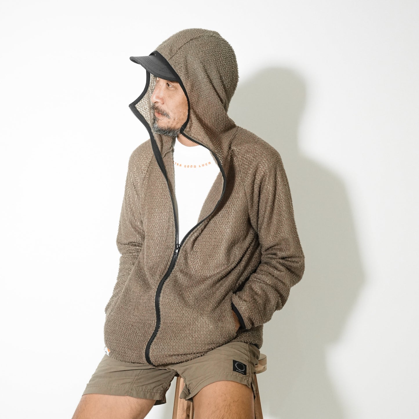 ULTRA GOOD LUCK   ALPHA HOODIE 90 / FULL ZIP