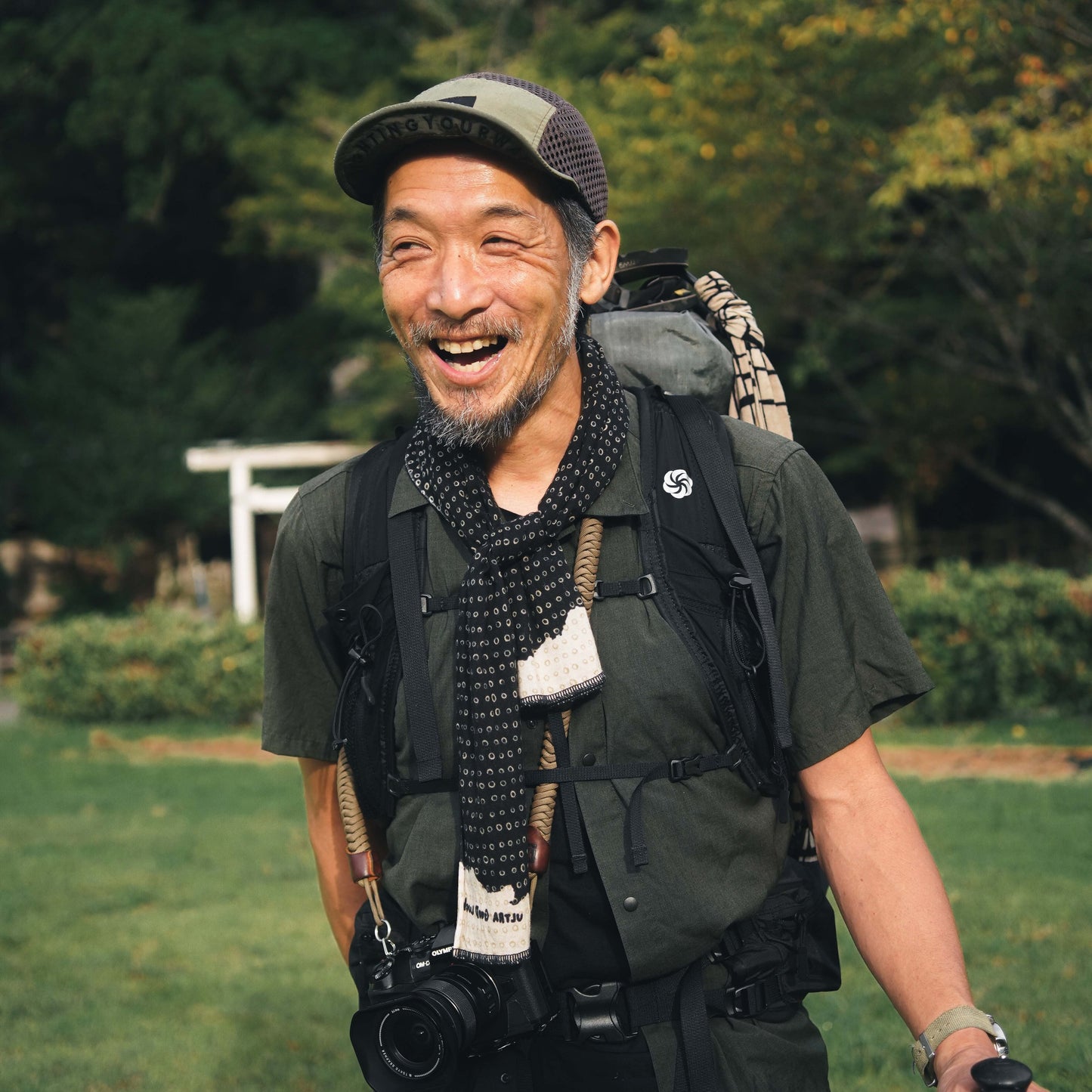 ULTRA GOOD LUCK 旅手ぬぐい ”雨”