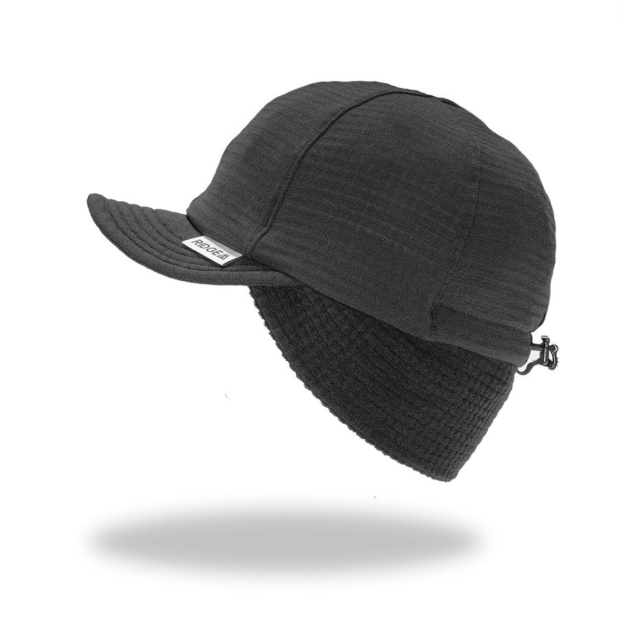 RIDGE MOUNTAIN GEAR Grid Merino Earmuff Cap