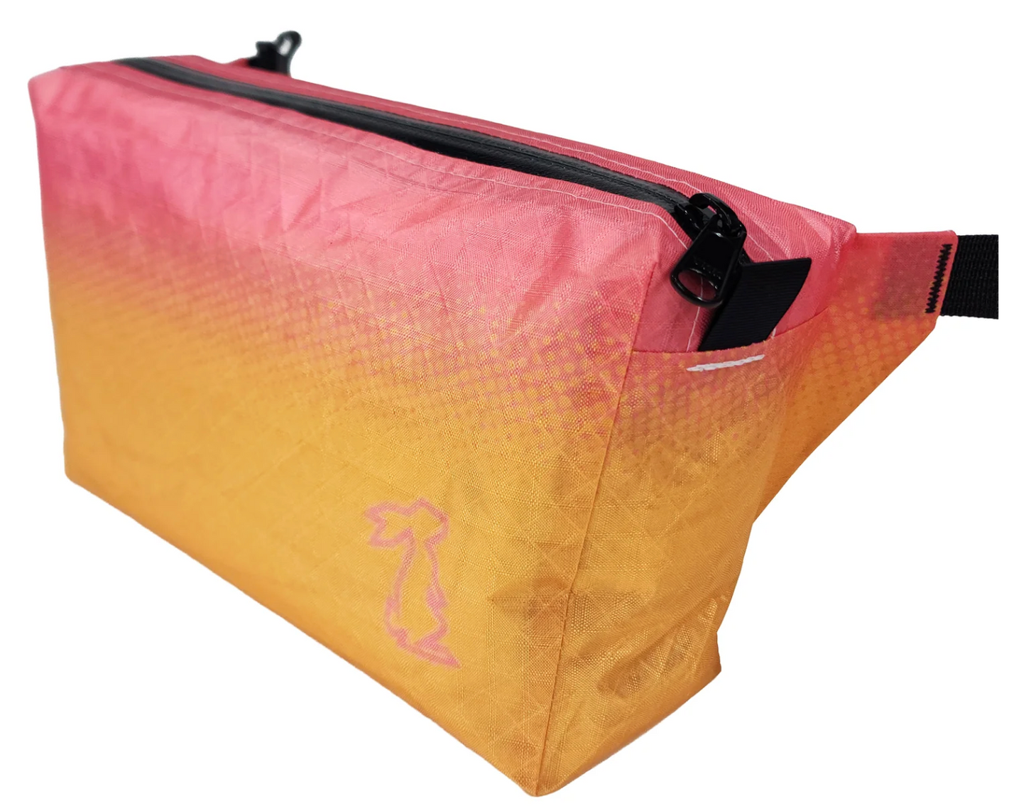 Fanny Pack v1.5 “Flamingo/Goldenrod”  High Tail Designs