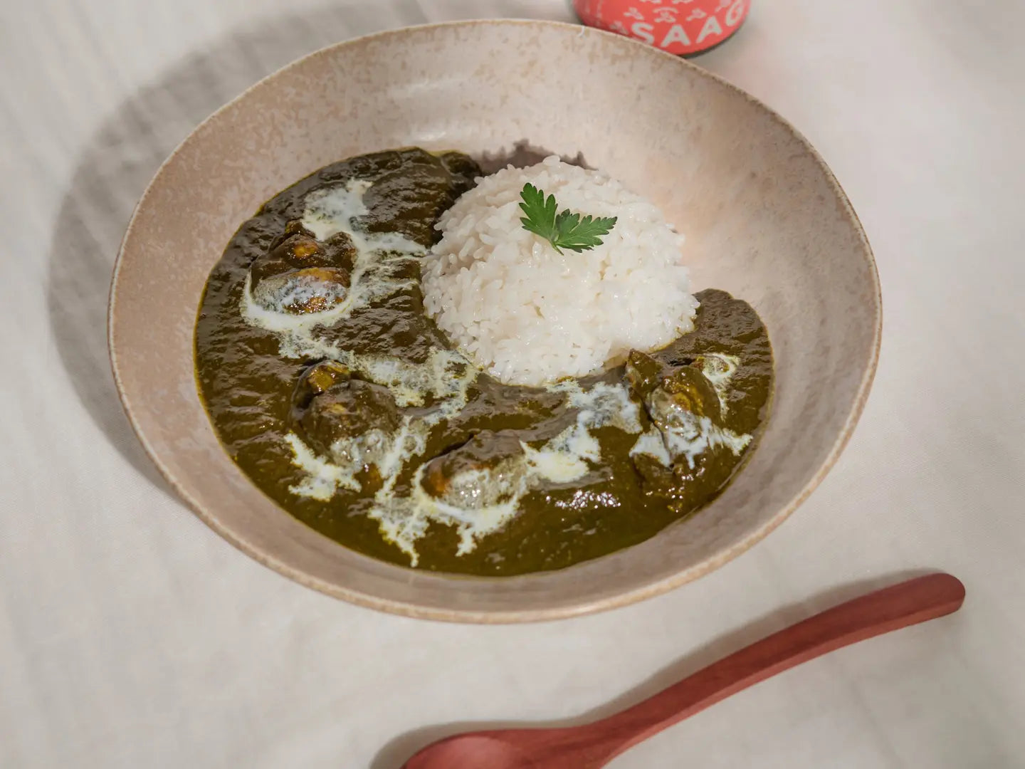 アグレス ほうれん草カレーペースト Wanpaku SAAG（わんぱく サグ）