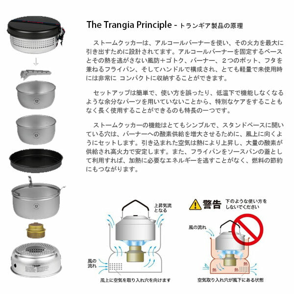 trangia TR-37-5UL ストームクッカーS ブラックバージョン – FOREST BASE